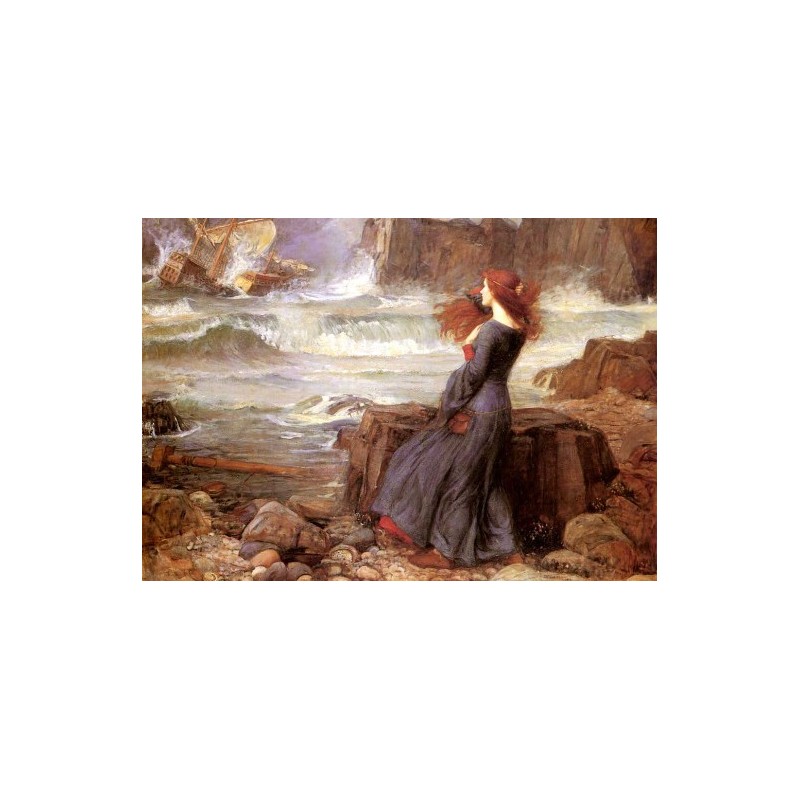 "Miranda The Tempest 1916" by John William Waterhouse
