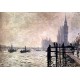 The Thames and the Houses of Parliament by Claude Oscar Monet - Art gallery oil painting reproductions