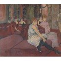Salon de la Rue des Moulins 1894 by Henri de Toulouse-Lautrec-Art...