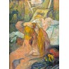 Woman Arranging Her Hair 1891 by Henri de Toulouse-Lauatrec-Art...