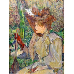 Woman with Gloves 1891 by Henri de Toulouse-Lautrec-Art gallery...