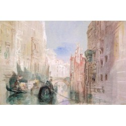 A Canal near the Arsenale Venice by Joseph Mallord William Turner - oil painting reproductions