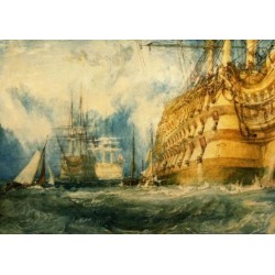 A First Rate Taking In Stores by Joseph Mallord William Turner -...