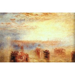 Approach to Venice 1843 by Joseph Mallord William Turner - Art...