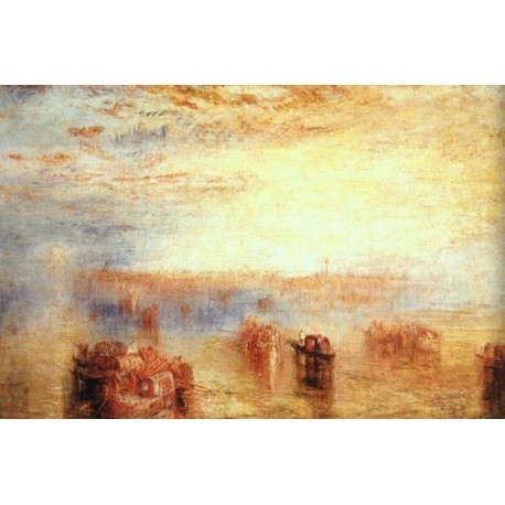 Approach to Venice 1843 by Joseph Mallord William Turner - Art...