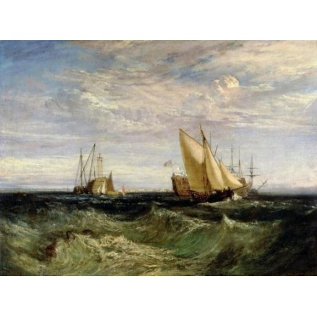 A Windy Day by Joseph Mallord William Turner - Art gallery oil painting reproductions