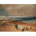 Boats at Margate Pier by Joseph Mallord William Turner - Art...