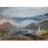 Extensive View of a Lake by Joseph Mallord William Turner -Art...