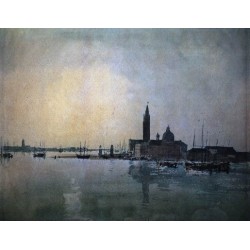San Giorgio Maggiore at Dawn by Joseph Mallord William Turner -...