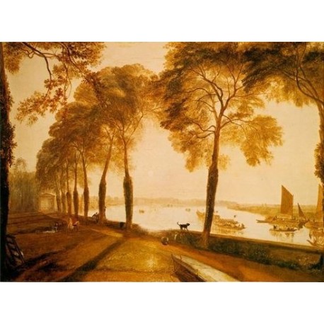 Mortlake Terrace by Joseph Mallord William Turner - Art gallery oil painting reproductions