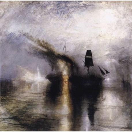 Peace Burial at Sea 1842 by Joseph Mallord William Turner - Art gallery oil painting reproductions