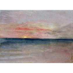 Sunset by Joseph Mallord William Turner -Art gallery oil painting...