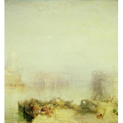 The Dogana and Santa Maria della Salute-Venice 1843 by Joseph...