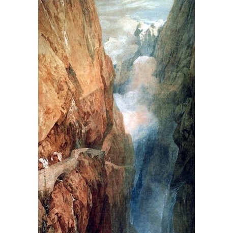 The Passage of the Gothard by Joseph Mallord William Turner - Art...