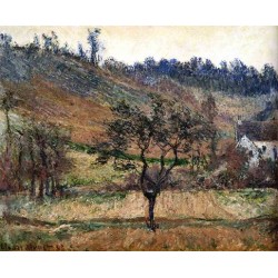 The Valley of Falaise by Claude Oscar Monet - Art gallery oil...