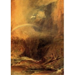 The Devils Bridge St Gothard by Joseph Mallord William Turner - Art gallery oil painting reproductions