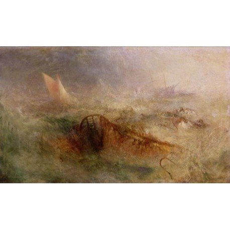 The-Storm 1840-45 Joseph Mallord William Turner - Art gallery oil...