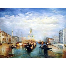 The Grand Canal- Venice by Joseph Mallord William Turner - Art gallery oil painting reproductions