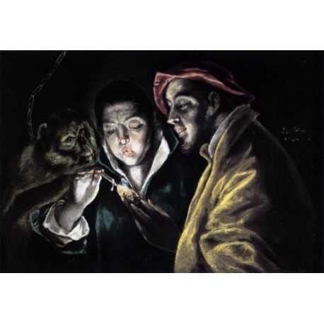 Fable by El Greco-Art gallery oil painting reproductions