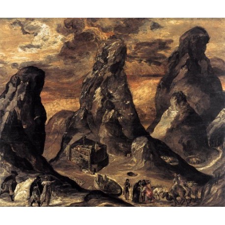 Mount Sinai by El Greco-Art gallery oil painting reproductions