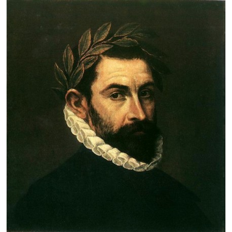 Poet Ercilla y Zniga by El Greco-Art gallery oil painting reproductions
