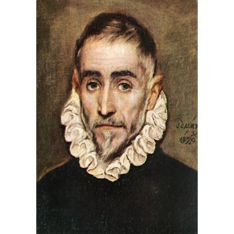 Portrait of an Elder Nobleman by El Greco-Art gallery oil painting...