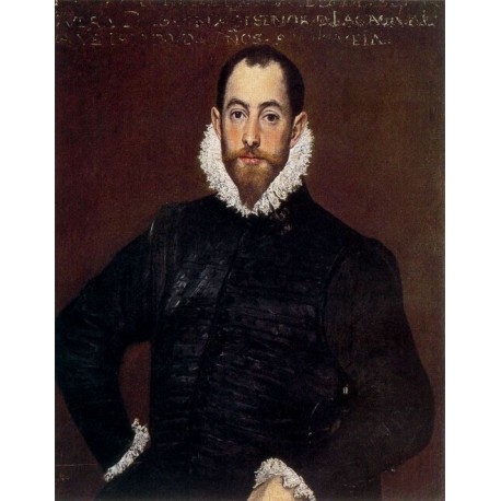 Portrait of a Gentleman from the Casa de Leiva by El Greco-Art gallery oil painting reproductions