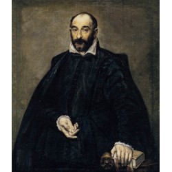 Portrait of a Man by El Greco-Art gallery oil painting reproductions