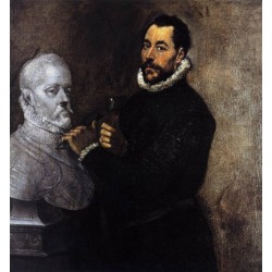 Portrait of a Sculptor by El Greco-Art gallery oil painting...