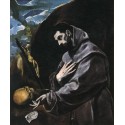 St Francis Praying by El Greco-Art gallery oil painting reproductions