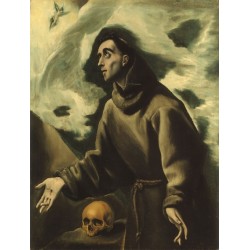 St Francis Receiving the Stigmata by El Greco-Art gallery oil...