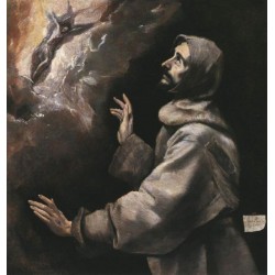 St. Francis Receiving the Stigmata by El Greco-Art gallery oil...