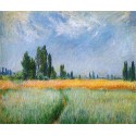 The Wheatfield by Claude Oscar Monet - Art gallery oil painting...