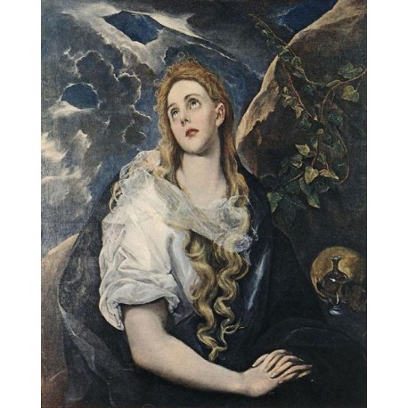 St Mary Magdalene by El Greco-Art gallery oil painting reproductions