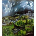 View of Toledo by El Greco – Oil Painting on Canvas