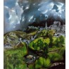 View of Toledo by El Greco-Art gallery oil painting reproductions