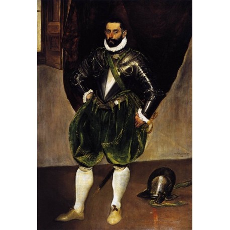 Vincenzo Anastagi by El Greco – Oil Painting on Canvas