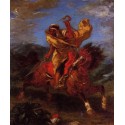 An Arab Horseman at the Gallop by  Eugène Delacroix-Art gallery...
