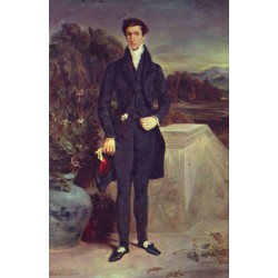 Baron Schwiter by Eugène Delacroix-Art gallery oil painting...