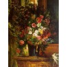 Bouquet of Flowers on a Console by Eugène Delacroix-Art gallery...