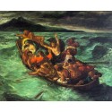 Christ on the Lake of Gennesaret by Eugène Delacroix-Art gallery...