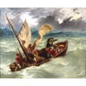 Christ on the Sea of Galilee by Eugène Delacroix-Art gallery oil...