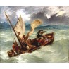 Christ on the Sea of Galilee by Eugène Delacroix-Art gallery oil...