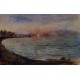 Cliffs near Dieppe by Eugène Delacroix-Art gallery oil painting reproductions