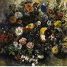 Bouquet of Flowers by Eugene Delacroix-Art gallery oil painting...