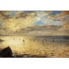 The Sea from the Heights of Dieppe by Eugene-Delacroix-Art gallery...