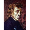 Frédéric Chopin 1838 by Eugène Delacroix-Art gallery oil painting...