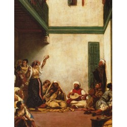 Jewish Wedding in Morocco, detail 1839 by Eugène Delacroix -Art...