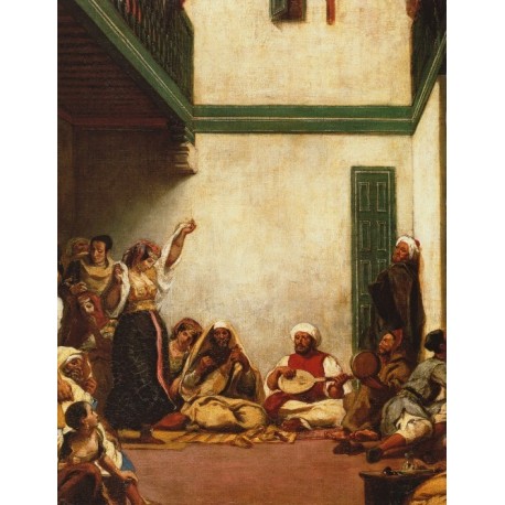 Jewish Wedding in Morocco, detail 1839 by Eugène Delacroix -Art gallery oil painting reproductions