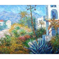 Villas in Bordighera by Claude Oscar Monet - Art gallery oil...